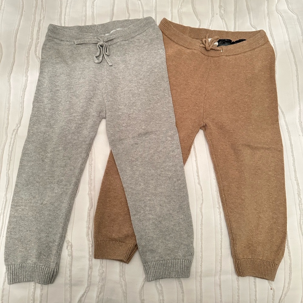 H&M Kids Sweatpants - Gray and Tan